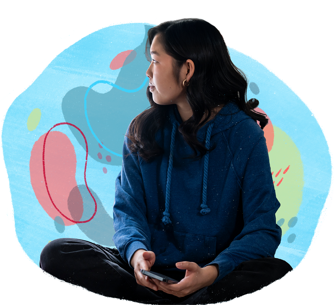 Woman meditating