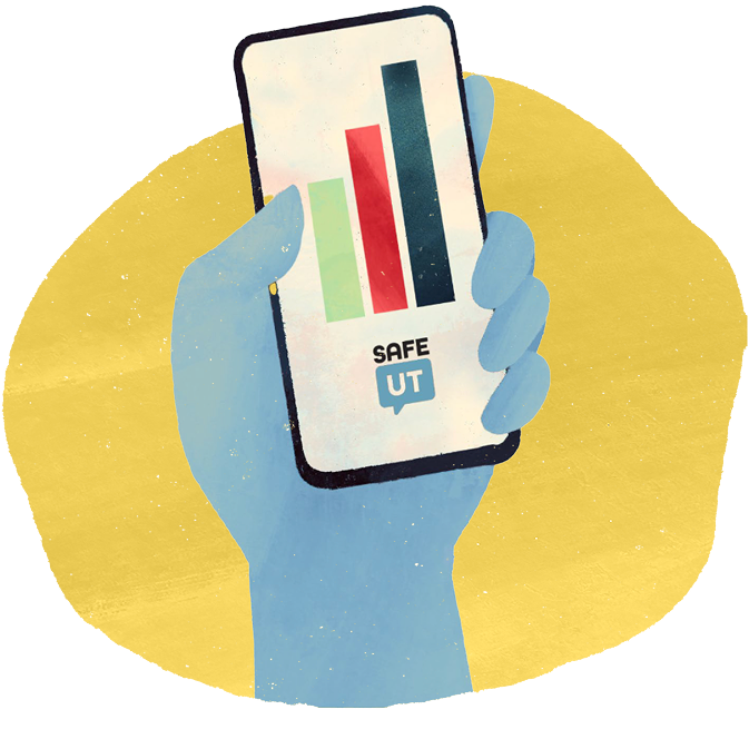 Clip art of SafeUT Data