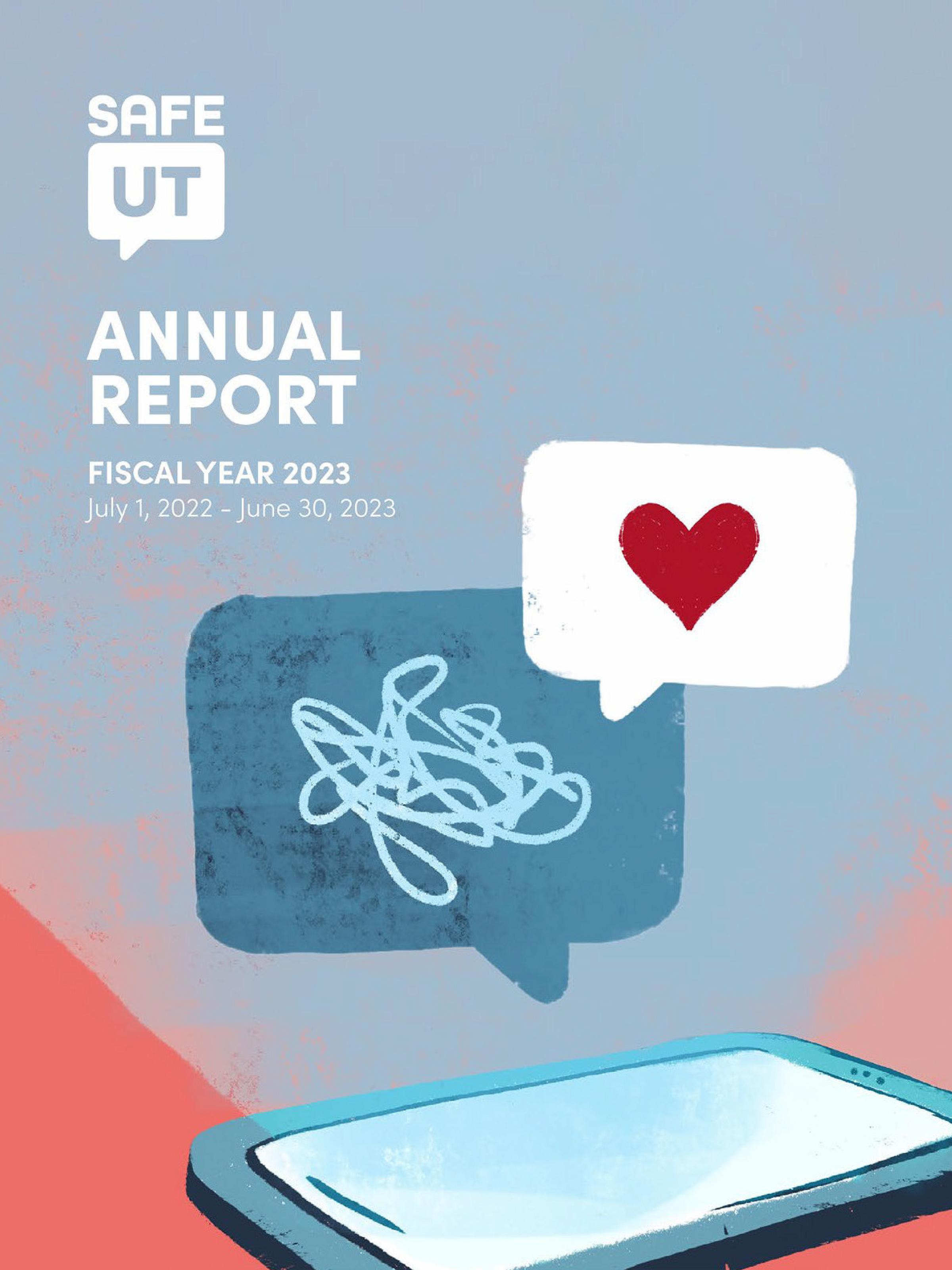 SafeUT 2023 Annual Report cover