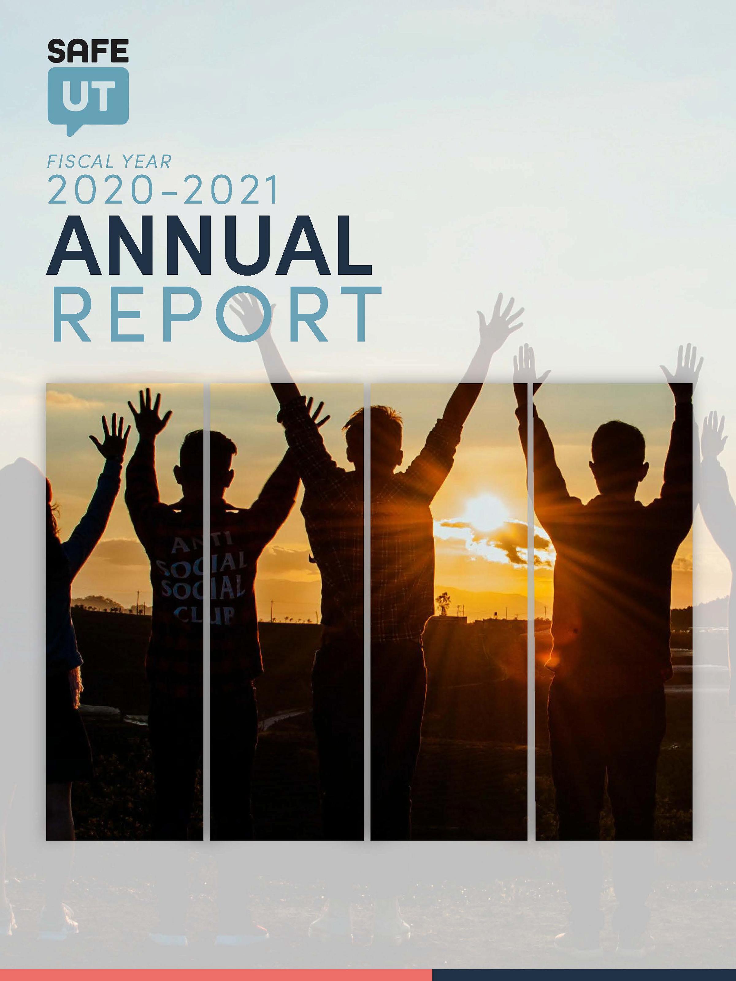 SafeUT 2021 Annual Report cover